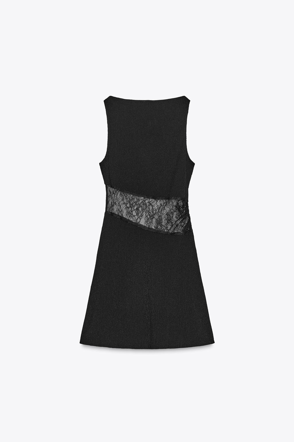LACE TRIM SHORT DRESS - Zara фото 15