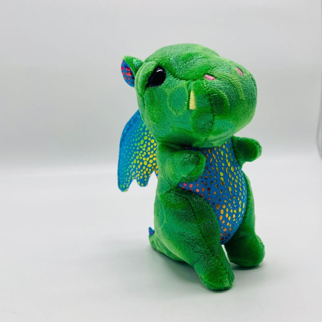 Мягкая игрушка брелок Дино с цветными чешуйками 13 см в ассортименте - Storyland фото 6