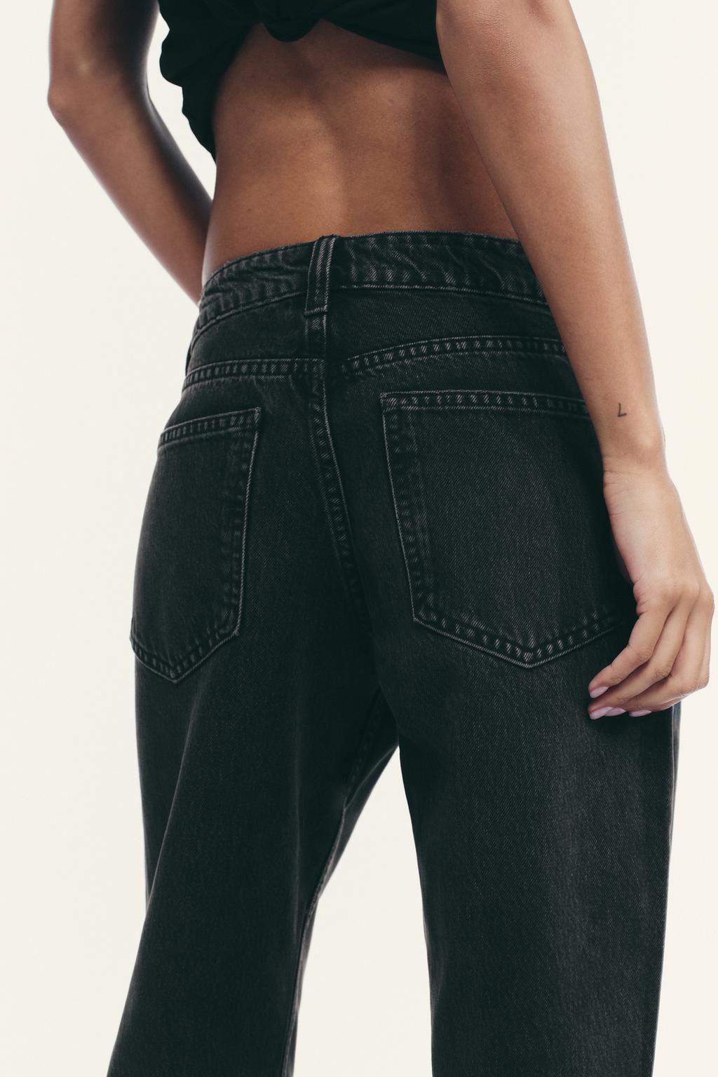TRF WIDE-LEG LOW-RISE JEANS - Zara фото 15