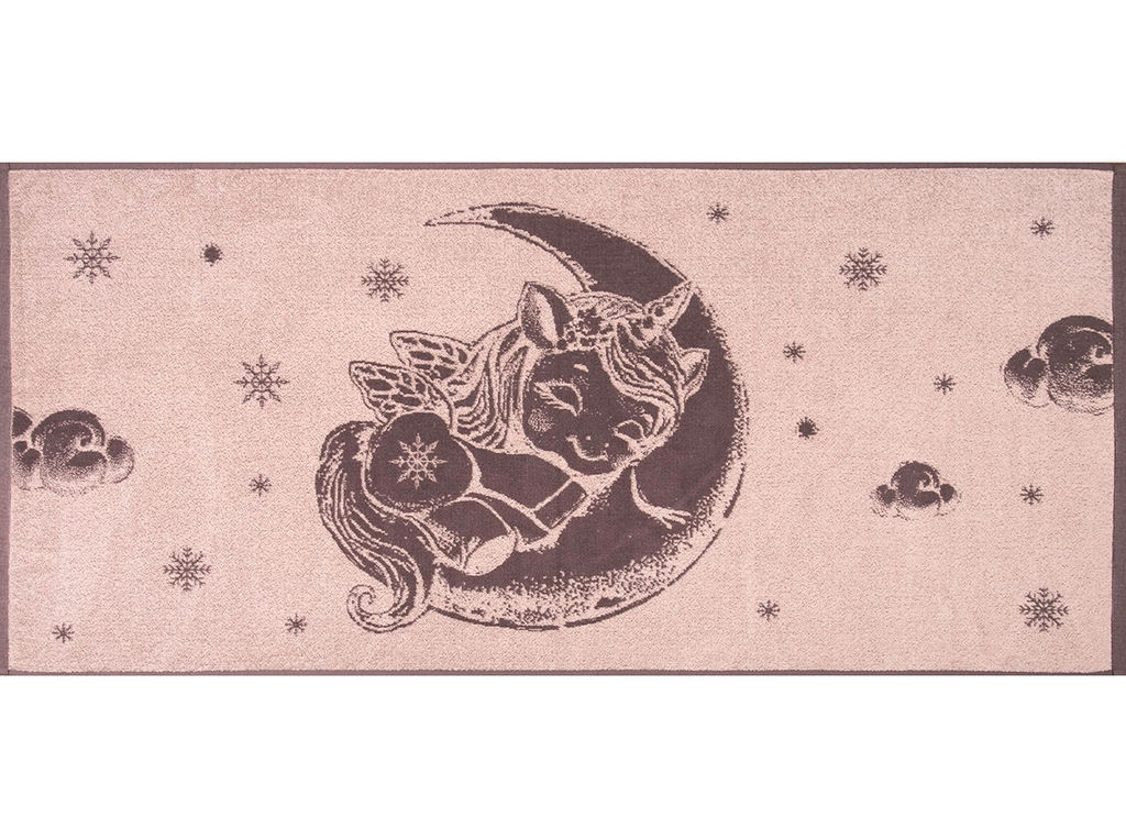 Полотенце махровое 6с102.411ж1 На луне(т.с.мальв1) 67х150см