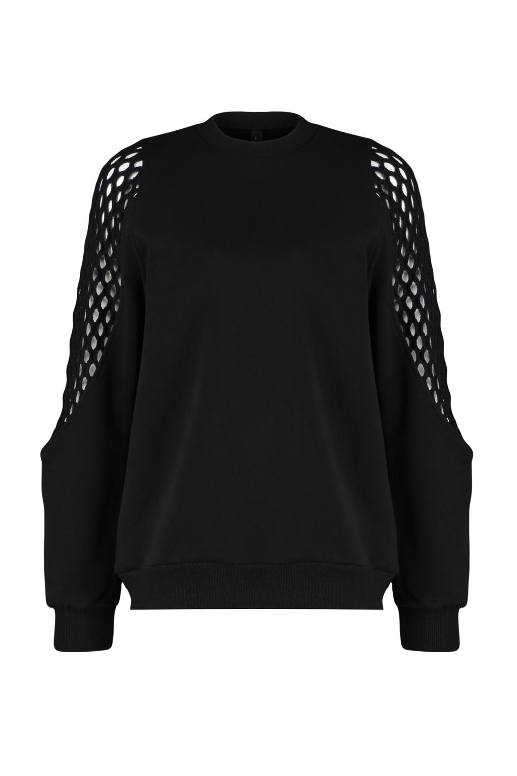 TRENDYOLMILLA Siyah File Detayl? Kal?n Ici Polarl? Regular/Normal Kal?p Orme Sweatshirt TWOAW24SW00134 фото 7