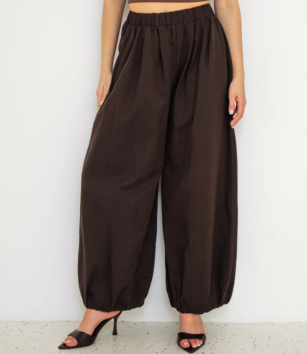 Брюки #КТ25811, тёмно-коричневый - Dommod фото 2