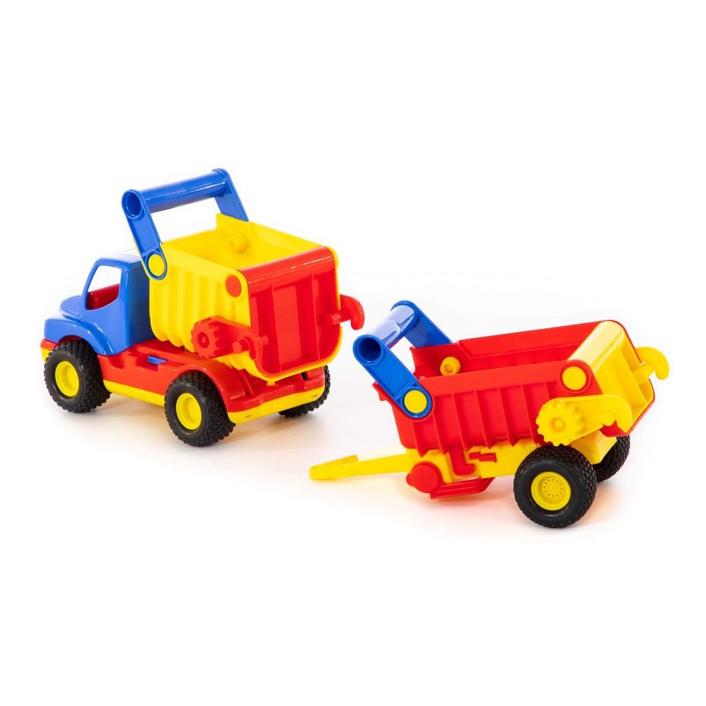 КонсТрак, автомобиль-самосвал с полуприцепом (в коробке) - Полесье фото 9