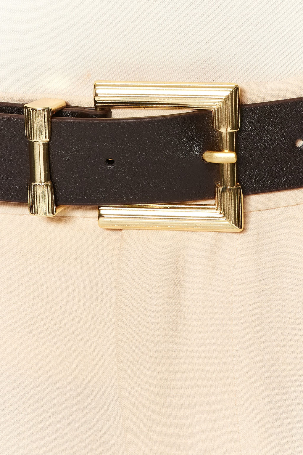 Siyah-Kahverengi 2li Paket Croco ve Duz Deri Gorunumlu Kad?n Kemer TWOAW24KE00028