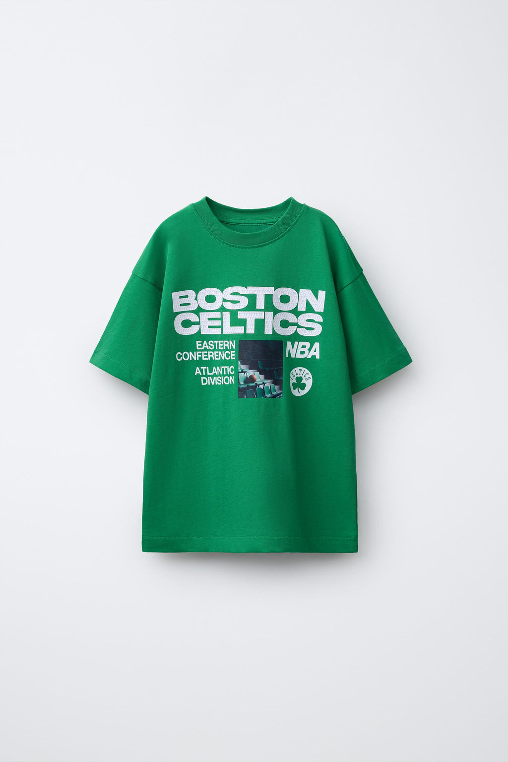 CAMISETA ESTAMPADA NBA - CELTICS / Verde - Zara фото 5