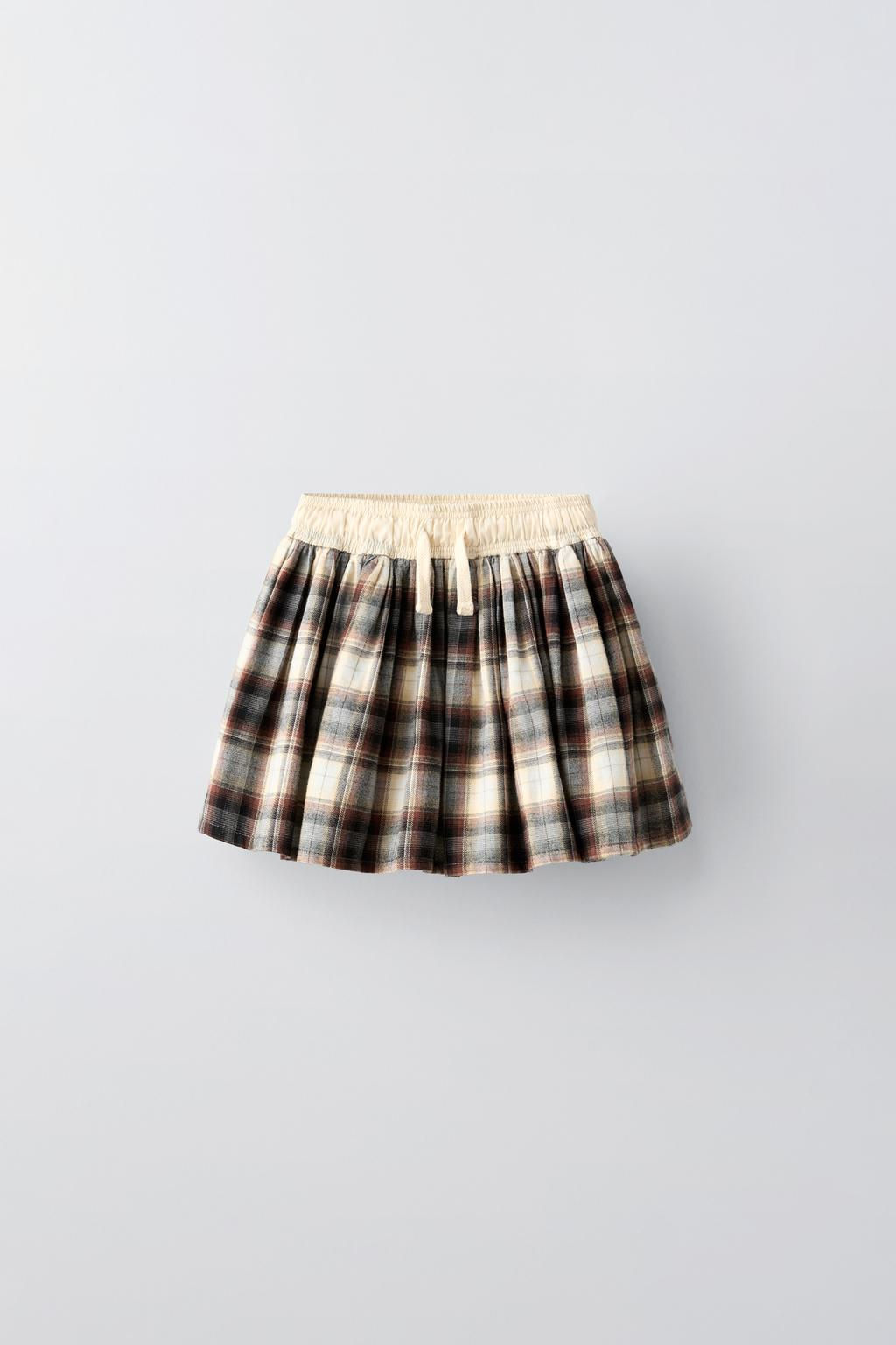 CHECK BERMUDA SKORT - Zara фото 2
