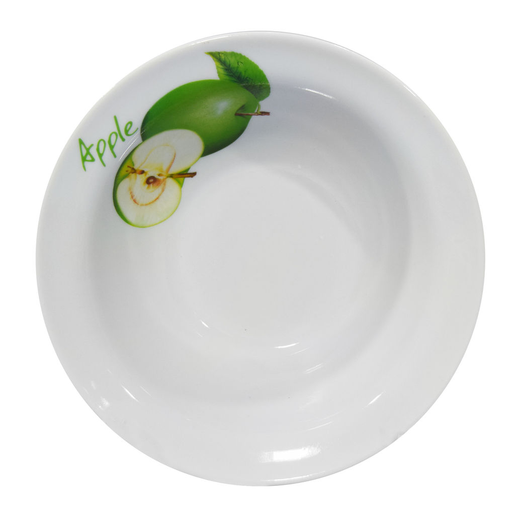 Цена за 2 шт. Миска 550см3 Идиллия "Зеленое яблоко" 7С1091