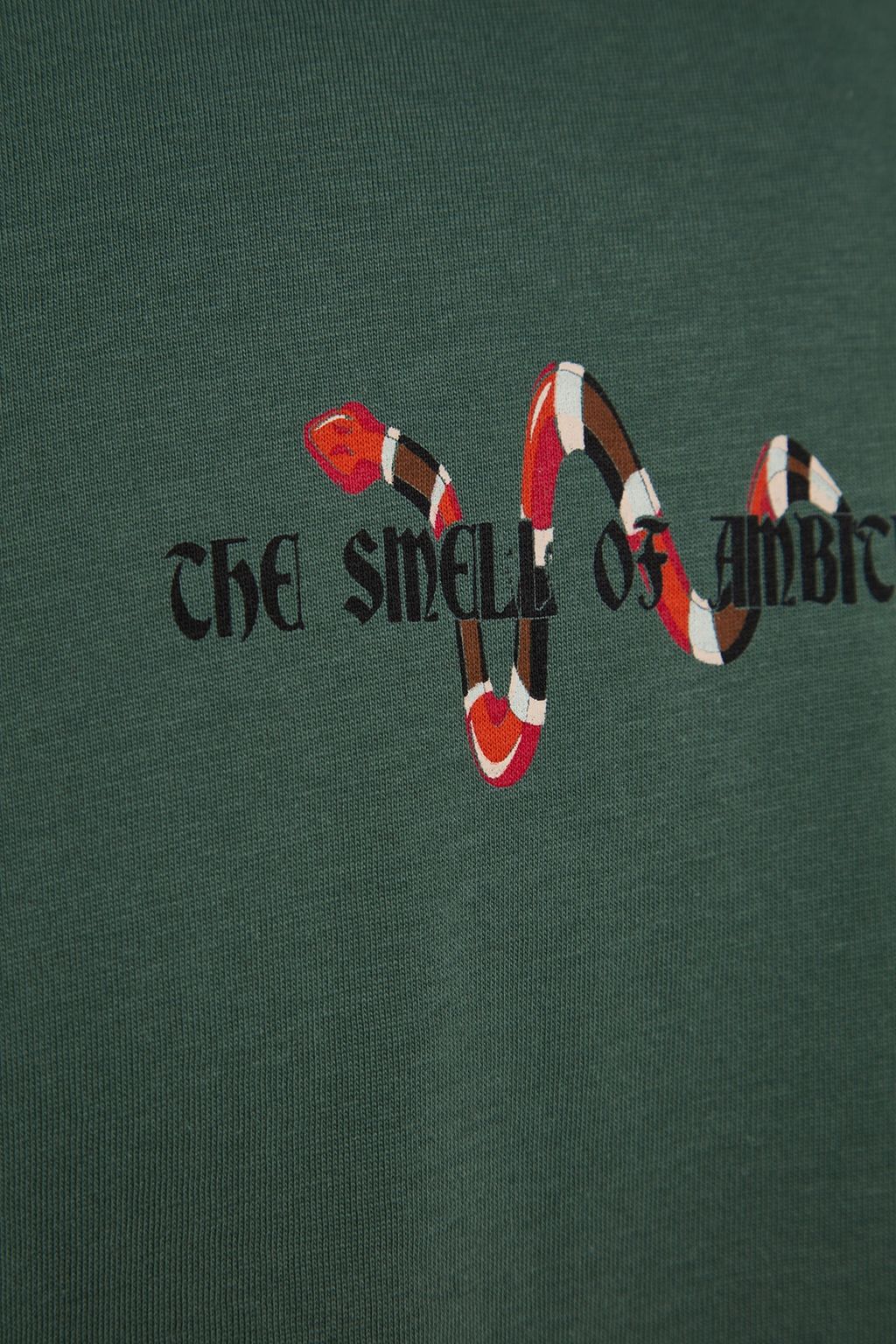 Yesil Oversize/Genis Kesim Yaz? Bask?l? T-Shirt TMNSS23TS00113 - Trendyolmilla фото 7