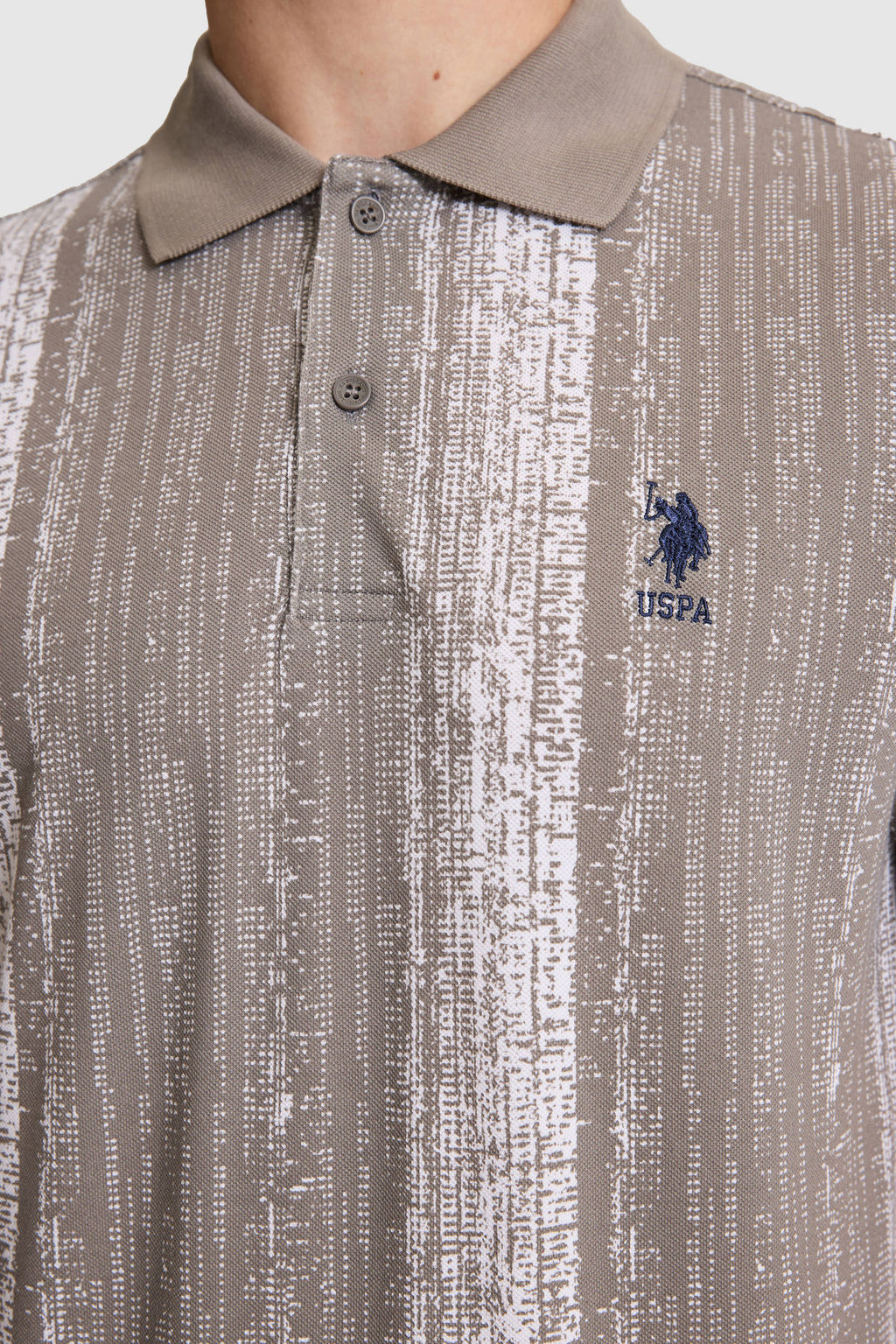 Erkek Gri Regular Fit Polo Yaka TiЕГrt - U.s. polo assn фото 6
