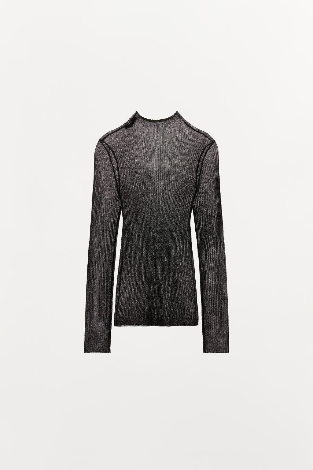 METALLIC THREAD KNIT TOP - Zara фото 5