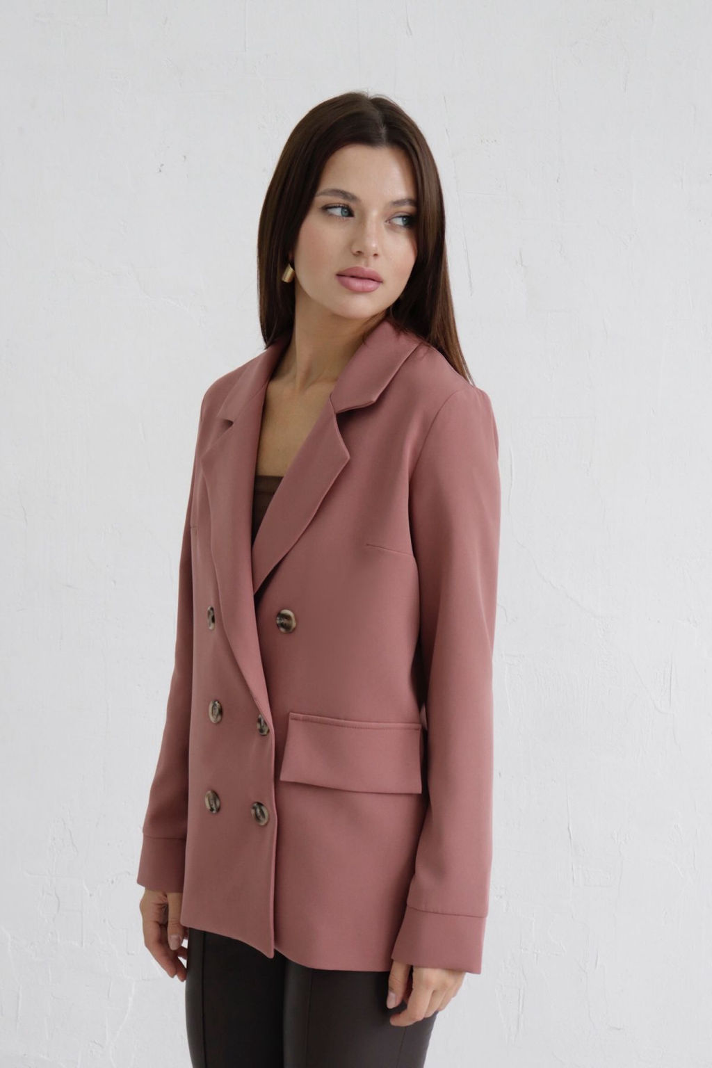 Двубортный жакет с английским воротником - Martichelli фото 162