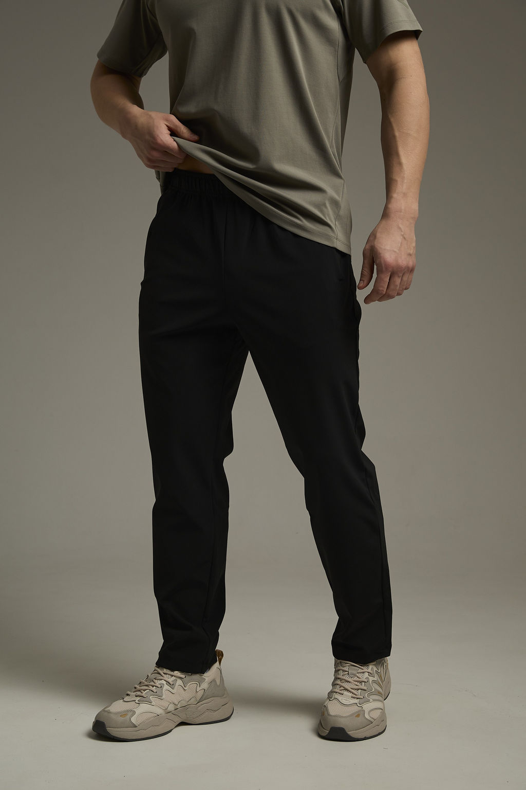 Брюки трикотажные Черный TRN Knit Track Pants