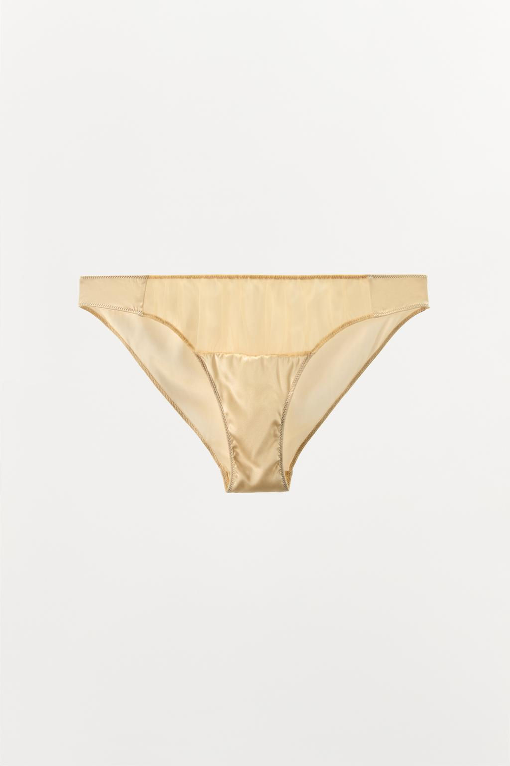 MESH SATIN BRIEFS - Zara фото 4