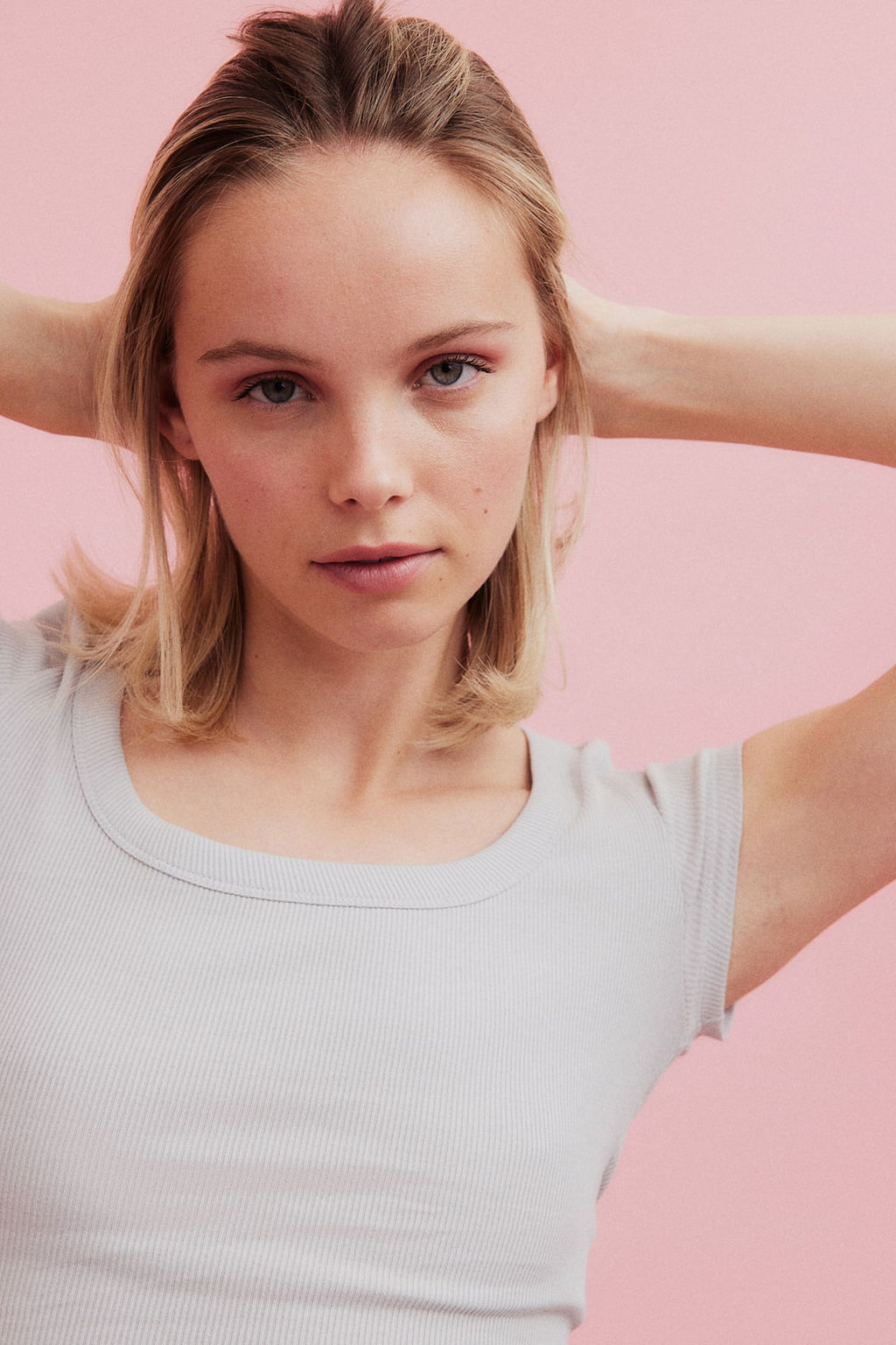 Camiseta cropped de canale - H&m фото 3