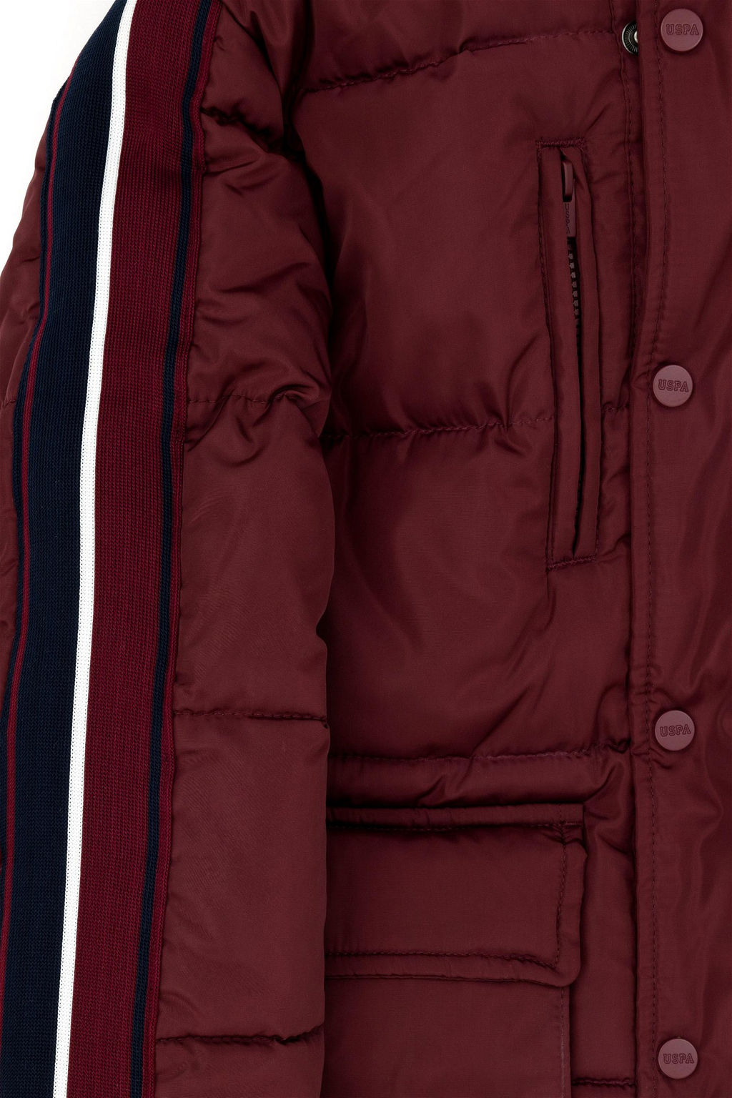 U. S. Polo Assn Бордовое пальто для мальчика - U.s. polo assn фото 8