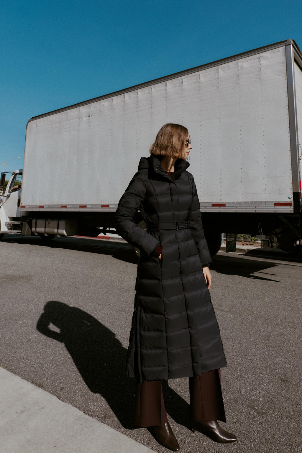 HOODED BELTED WATER-REPELLENT WINDPROOF DOWN PUFFER JACKET - Zara фото 12