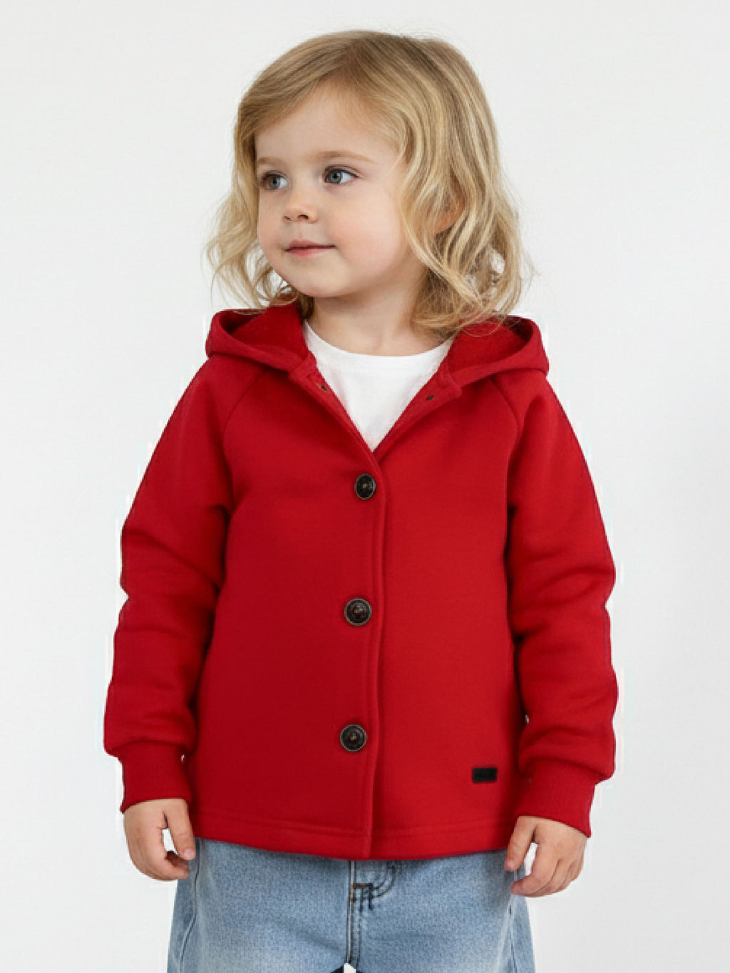 Толстовка на пуговицах 22-0235 черный - Mini maxi фото 8