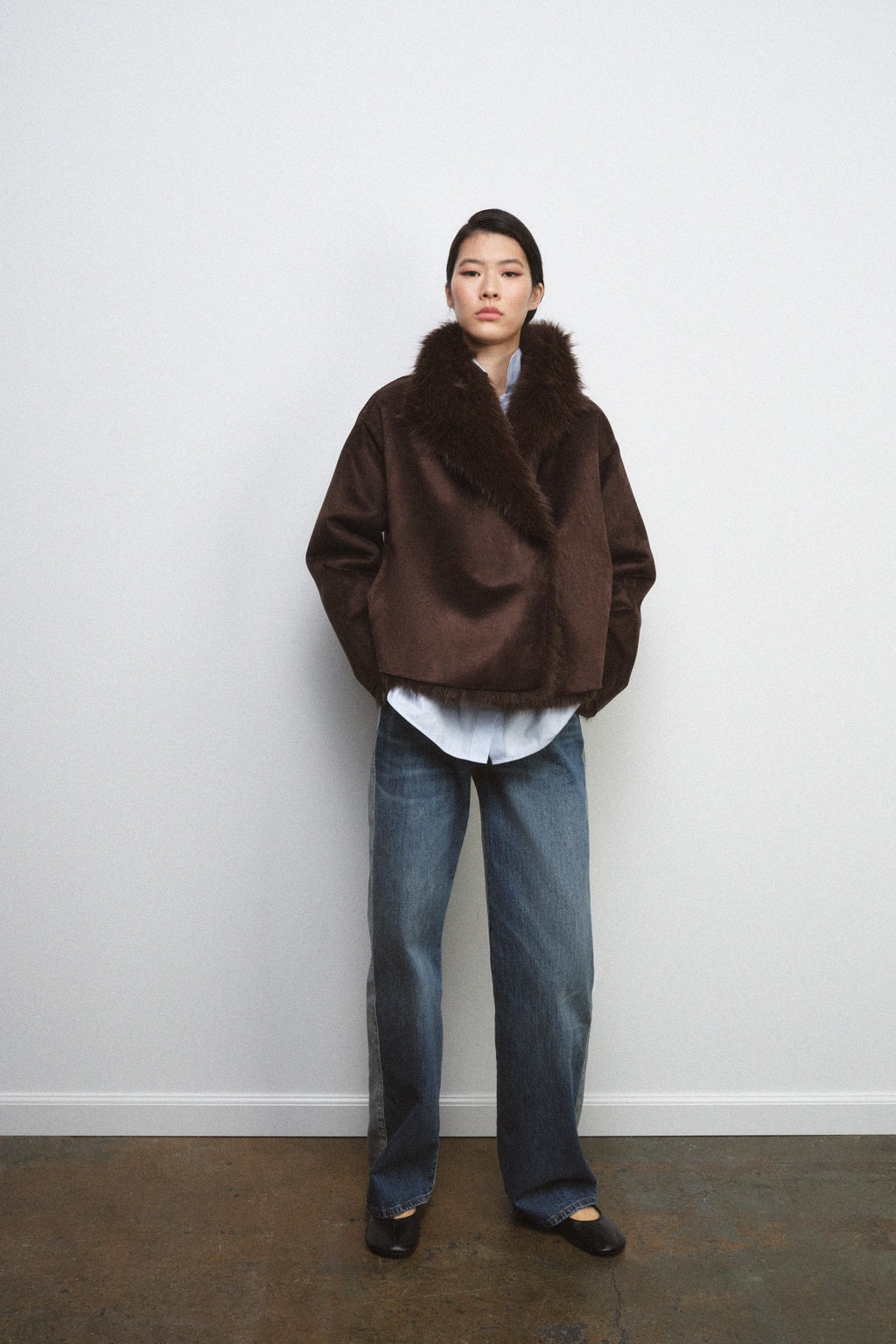 DOUBLE-FACED COAT ZW COLLECTION - Zara фото 9