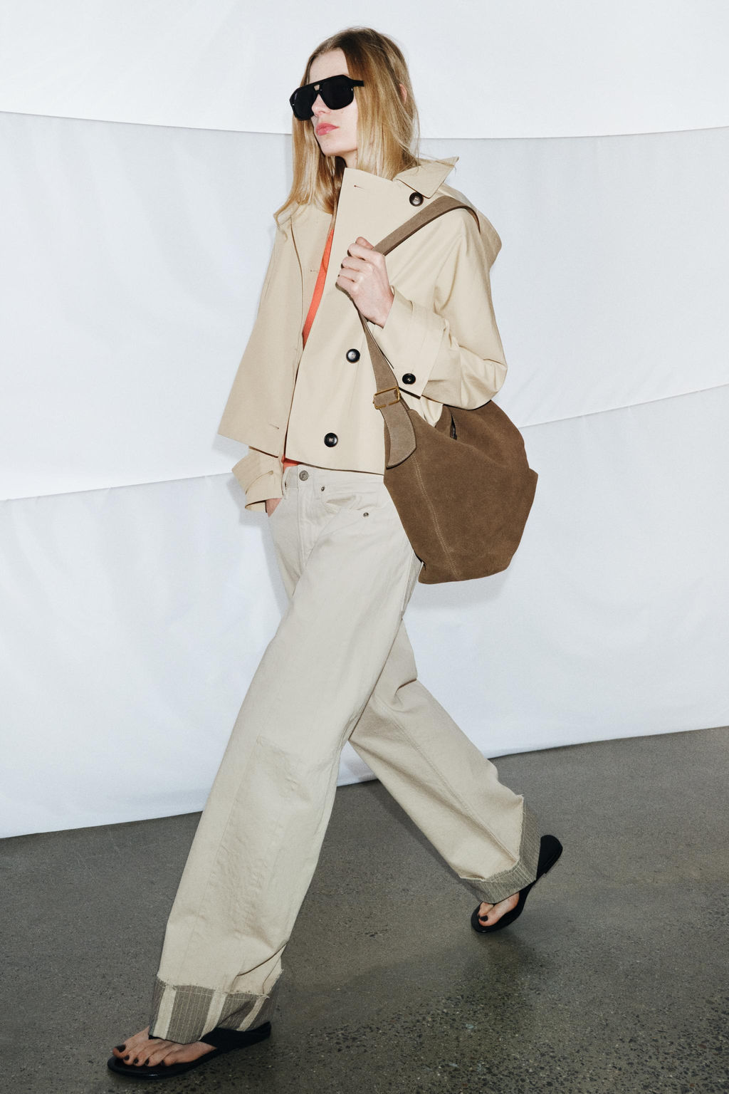 SHORT WATER-REPELLENT TRENCH COAT ZW COLLECTION - Zara фото 11