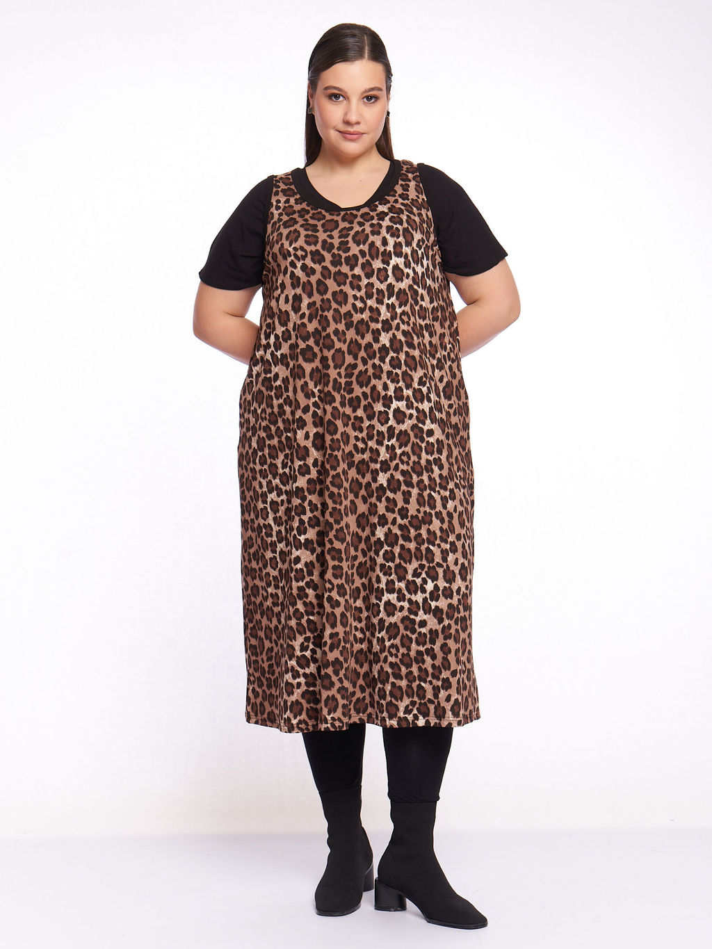Сарафан леопардовый SA22507LEO18