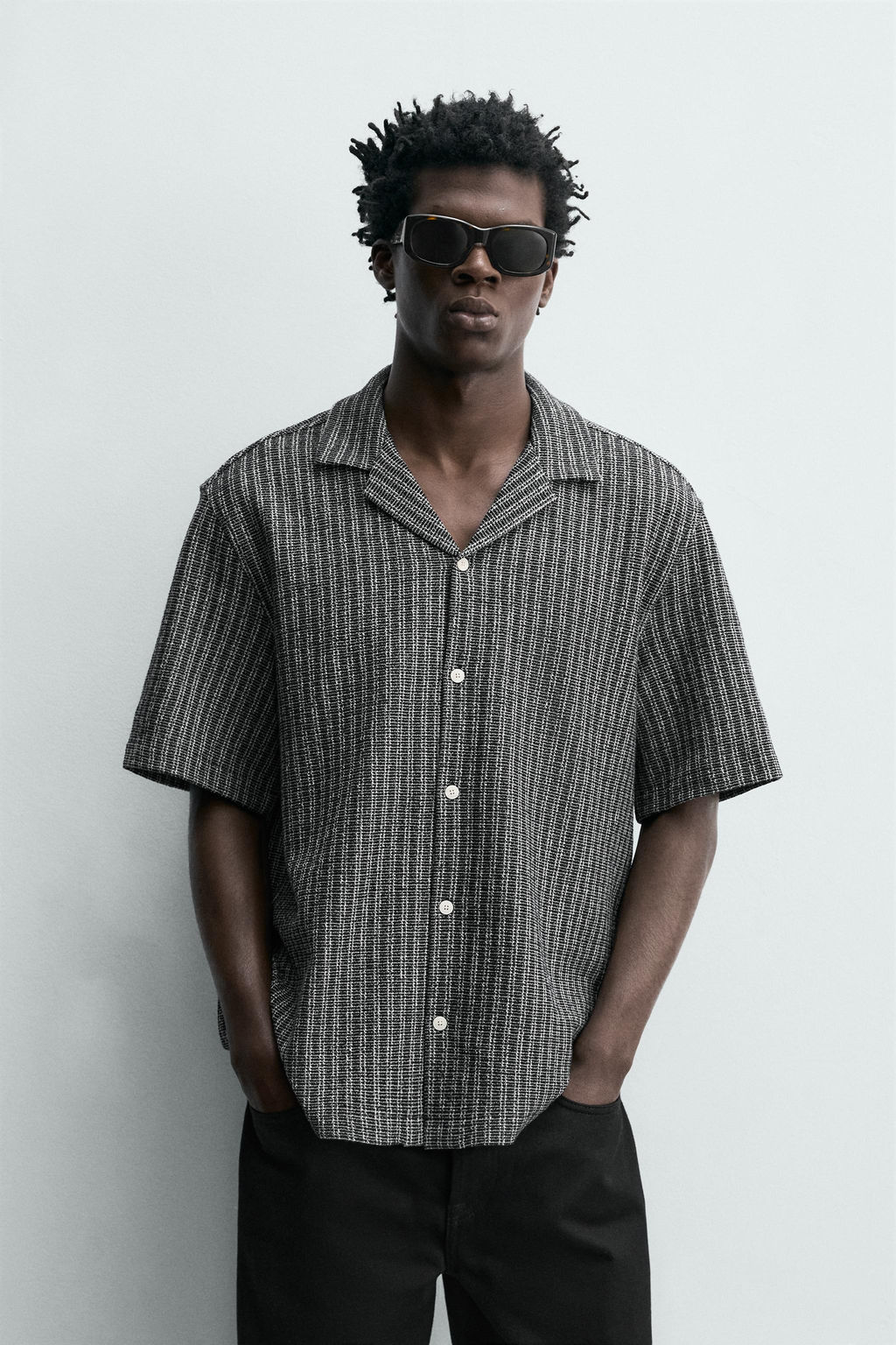 CAMISA ESTRUCTURA TEXTURA / Marino - Zara фото 2