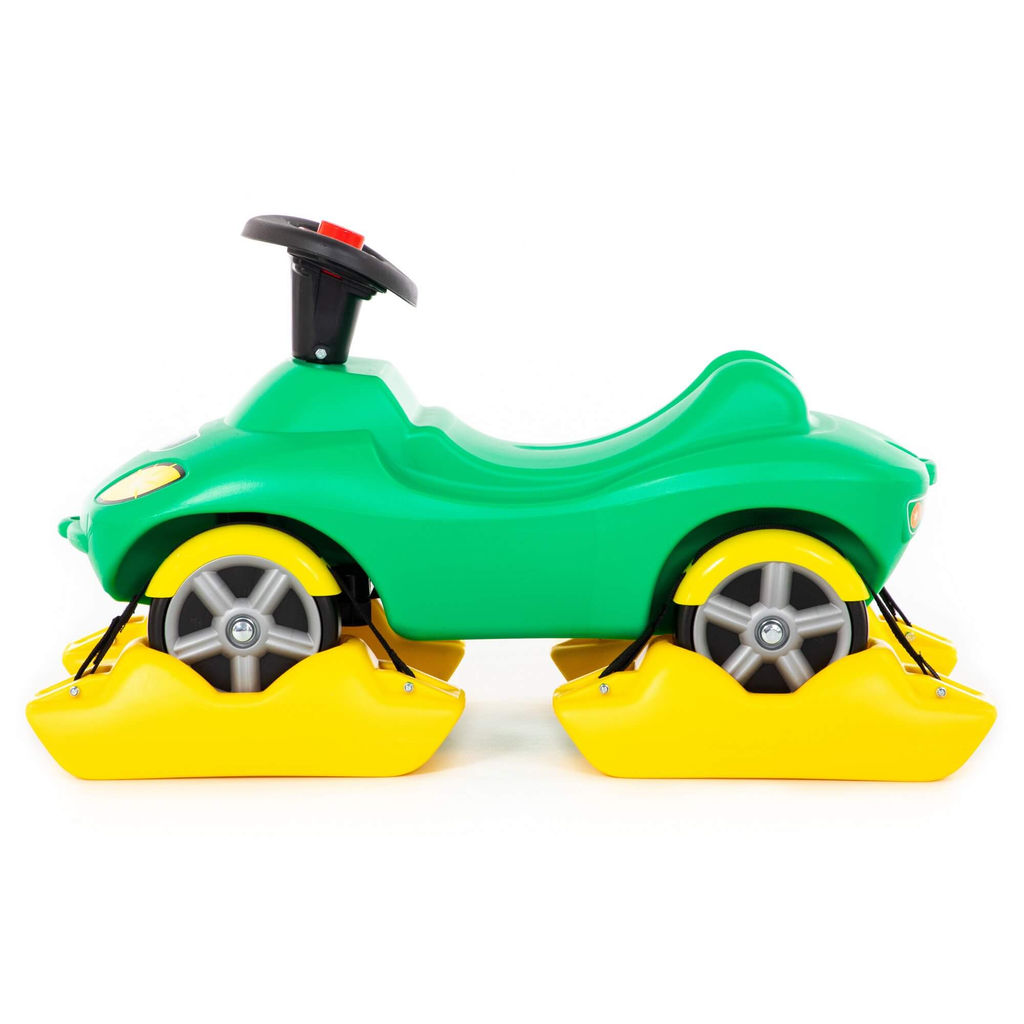 Снегоход каталка-автомобиль Полиция со звуковым сигналом - Полесье фото 2