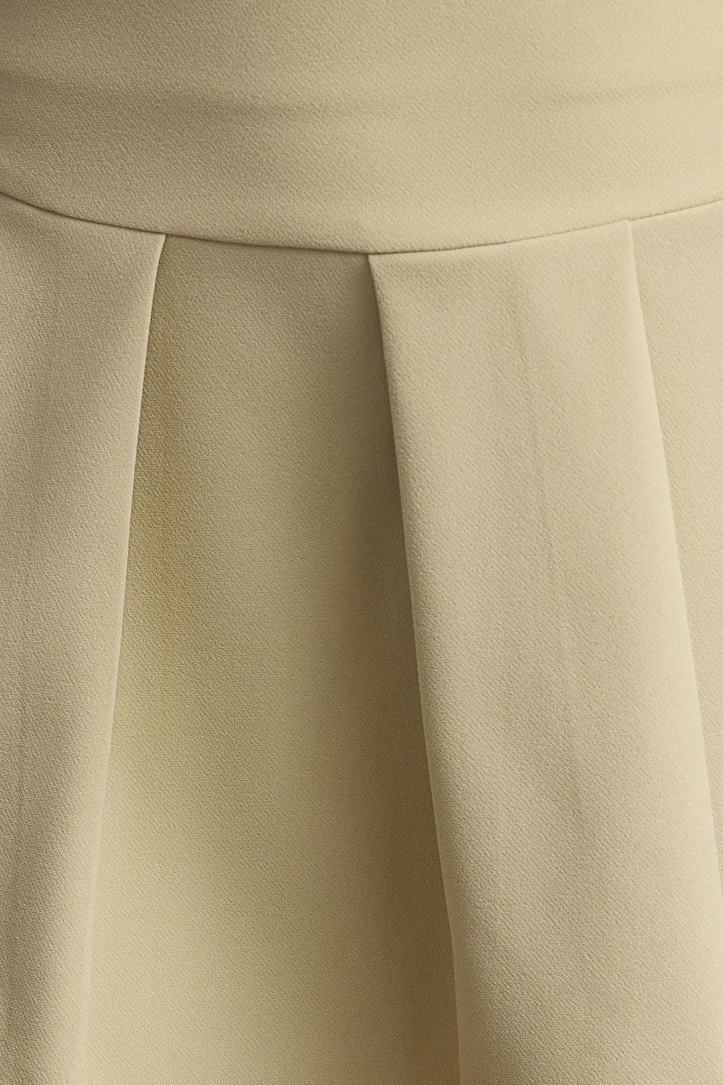 TRENDYOLMILLA Koyu Bej Premium Yuksek Kalite Pileli Mini Boy Dokuma Etek TWOAW24ET00309  фото 4