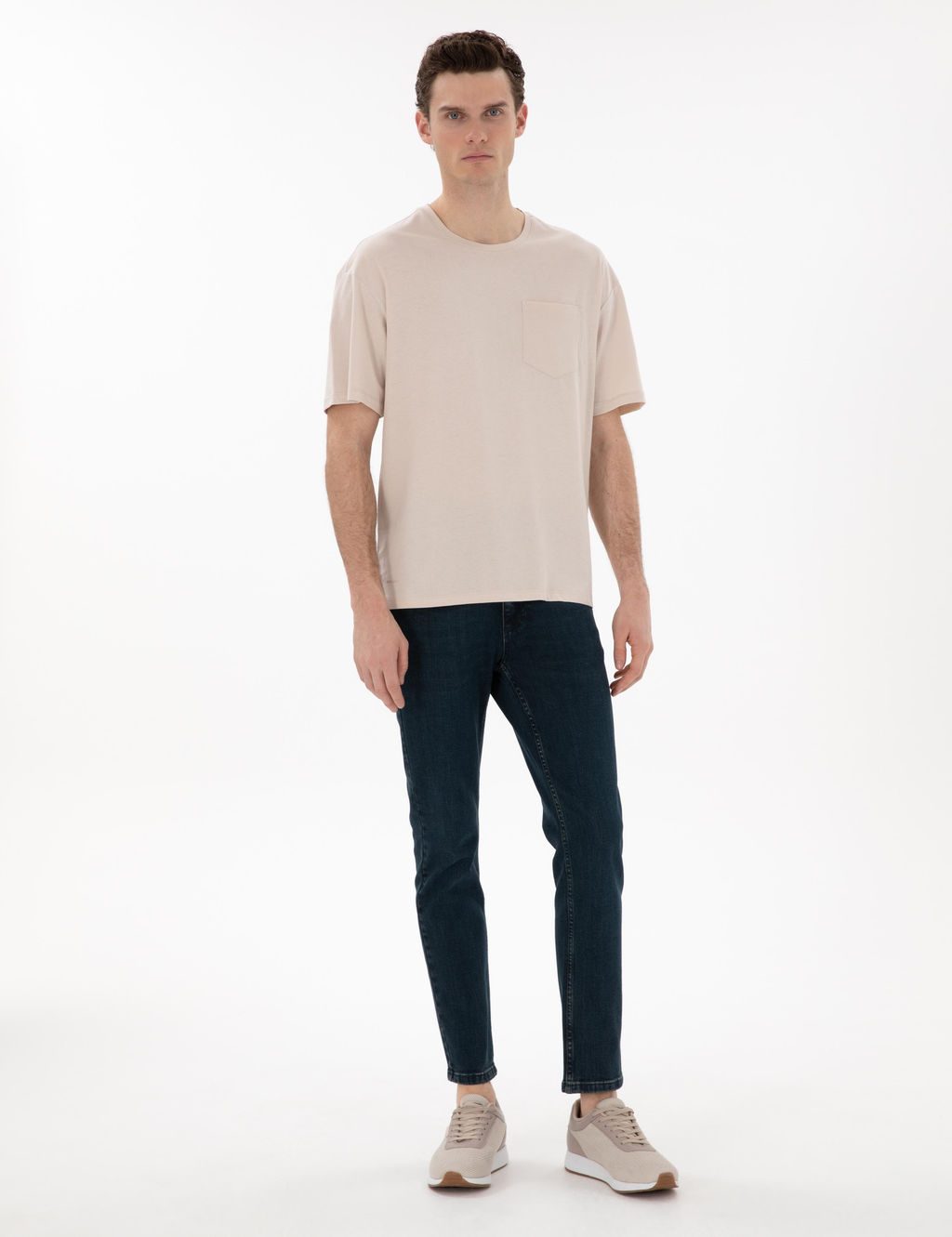 Bej Comfort Fit Basic Ti__rt - Pierre cardin фото 4