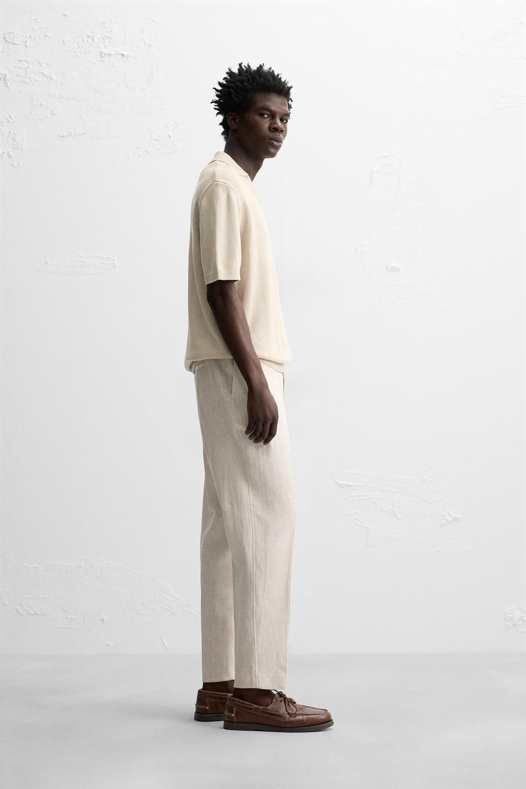 LINEN TROUSERS - Zara фото 54