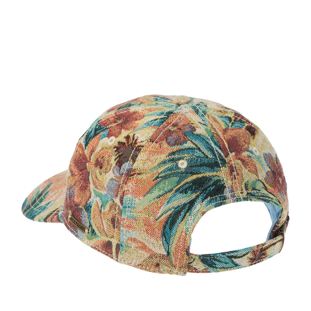 Бейсболка STETSON арт. 7721802 BASEBALL CAP JACQUARD (зеленый / красный / желтый)  фото 2