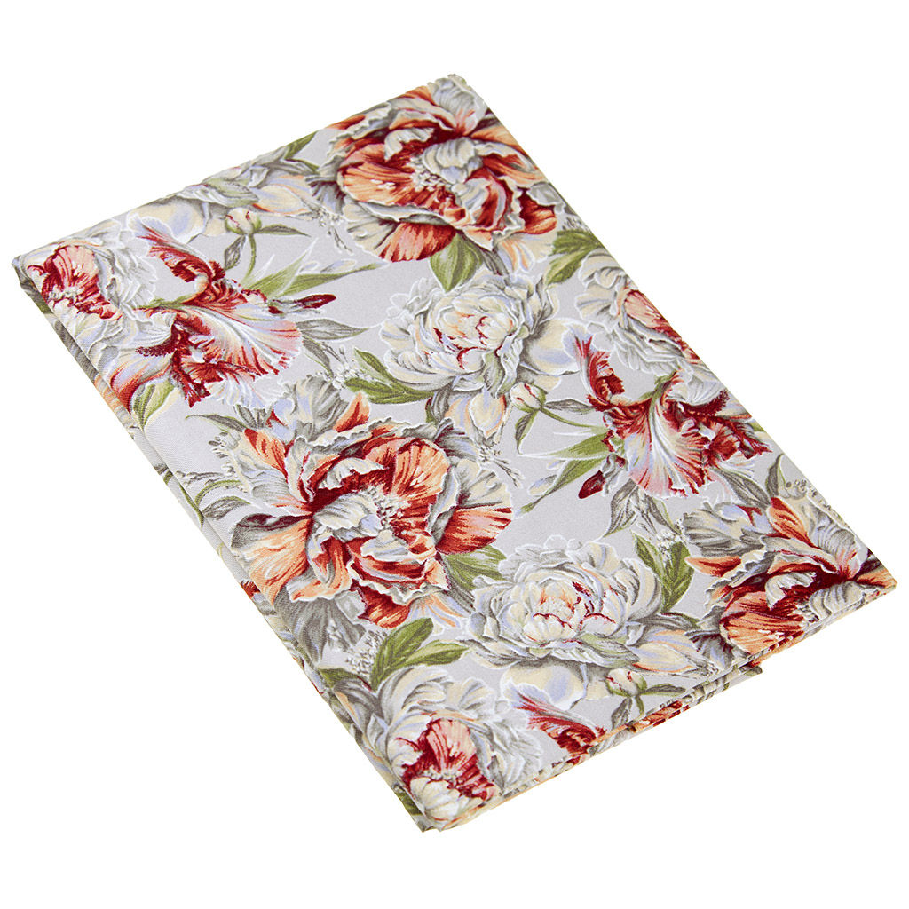 Душистый пион К Скатерть 200х145см, длина стола до 160см, на 6-8 персон, хлопок Премиум 186г/м2, Домашняя мода (Россия)  фото 4