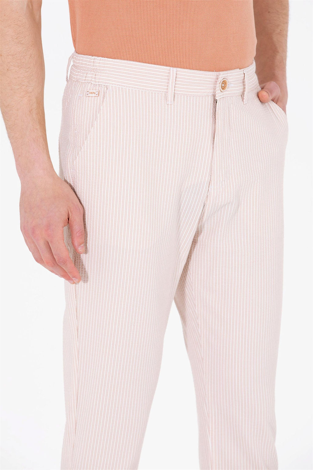 U. S. Polo Assn Мужские брюки из парусины светло-коричневого цвета - U.s. polo assn фото 12