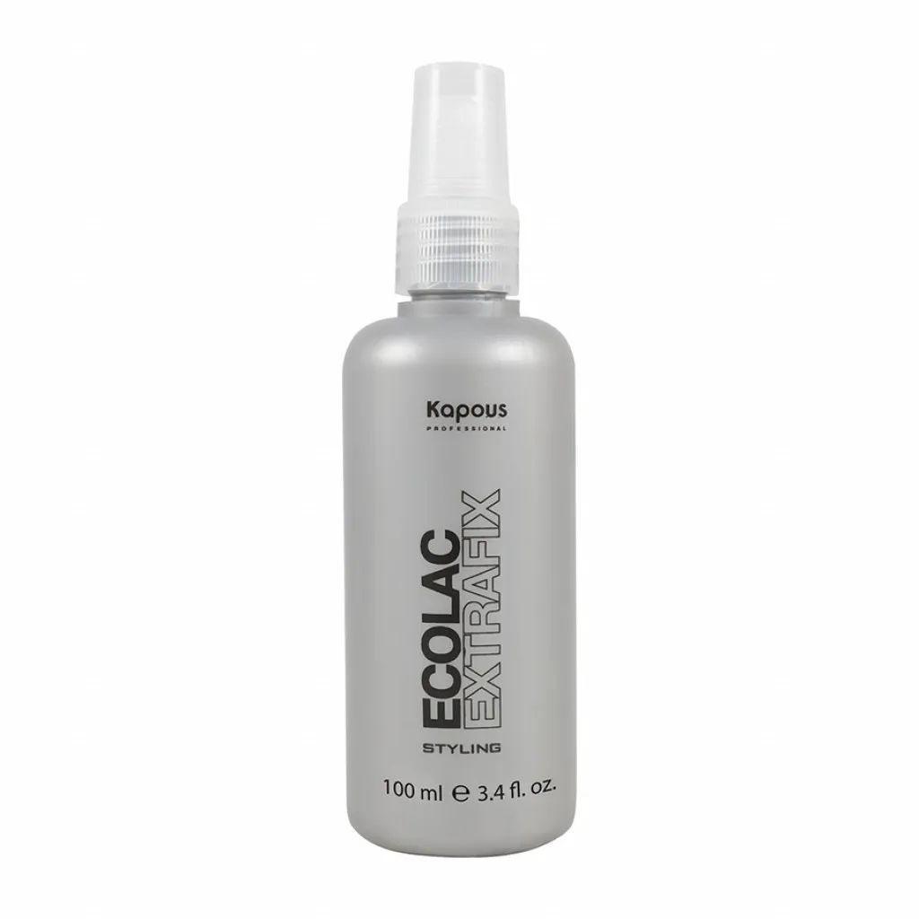 Лак для волос жидкий сверхсильной фиксации Ecolac Extrafix, 100 мл - Kapous professional фото 2