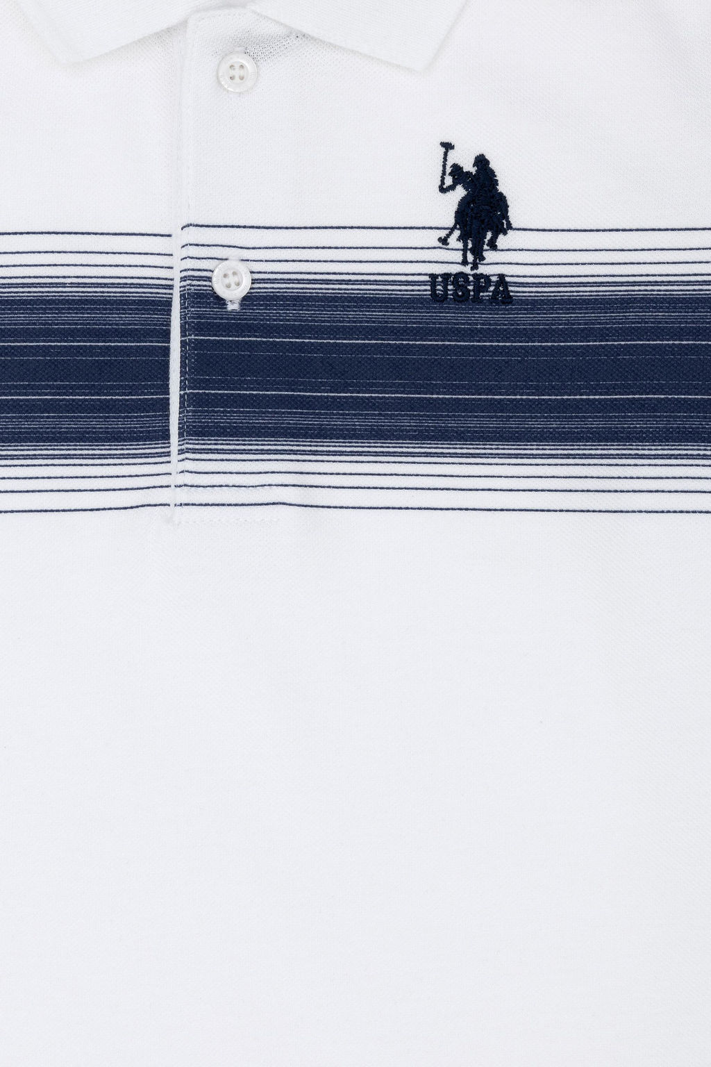 Темно-синяя футболка с воротником-поло для мальчика Неожиданная скидка в корзине - U.s. polo assn фото 8