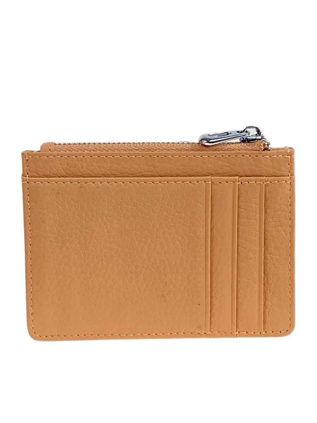 Картхолдер женский из натуральной кожи для пластиковых карт, цвет светло коричневый - Greta фото 2