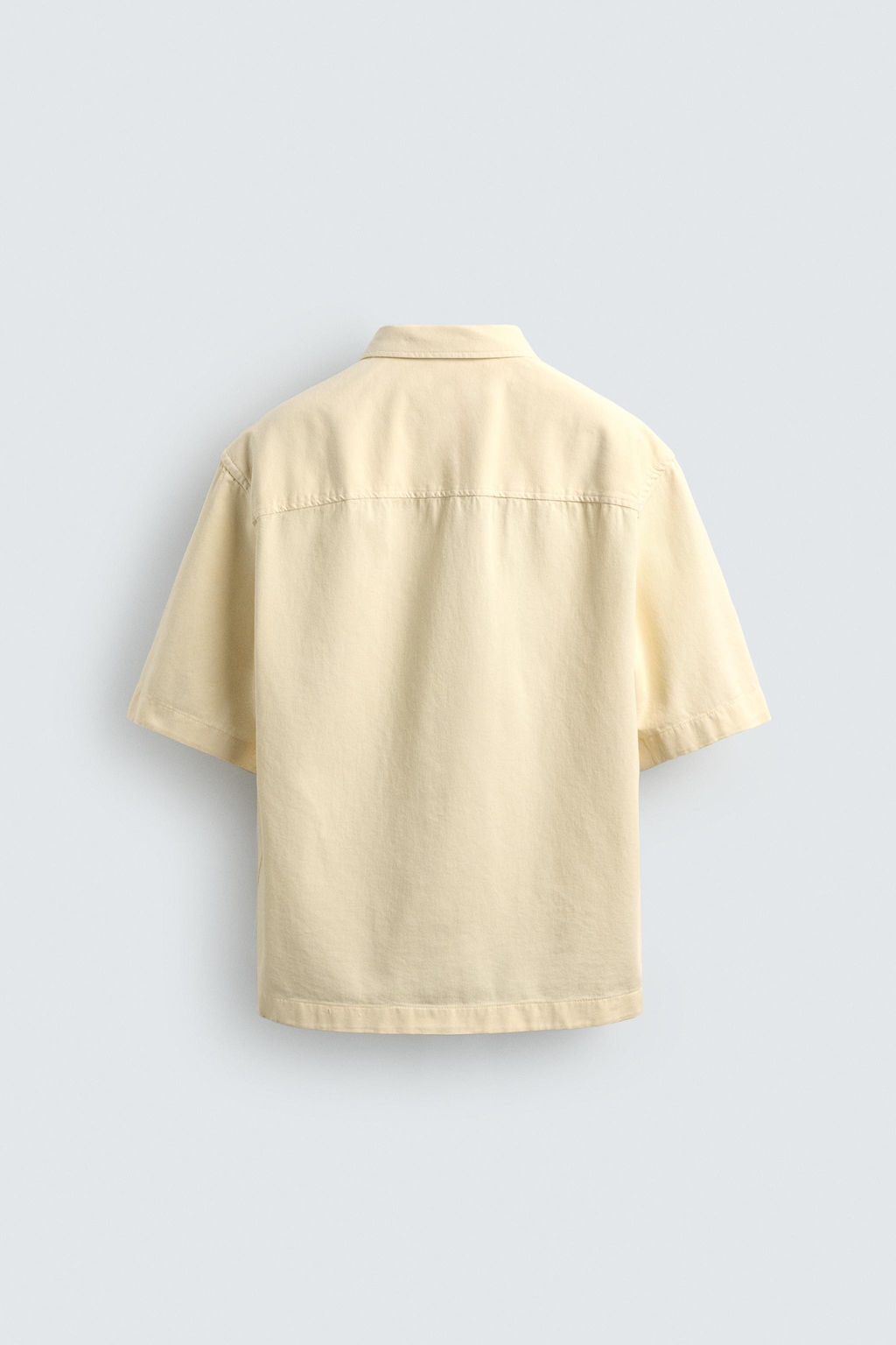 SOBRECAMISA ESTRUCTURA BORDADO / Amarillo - Zara фото 9