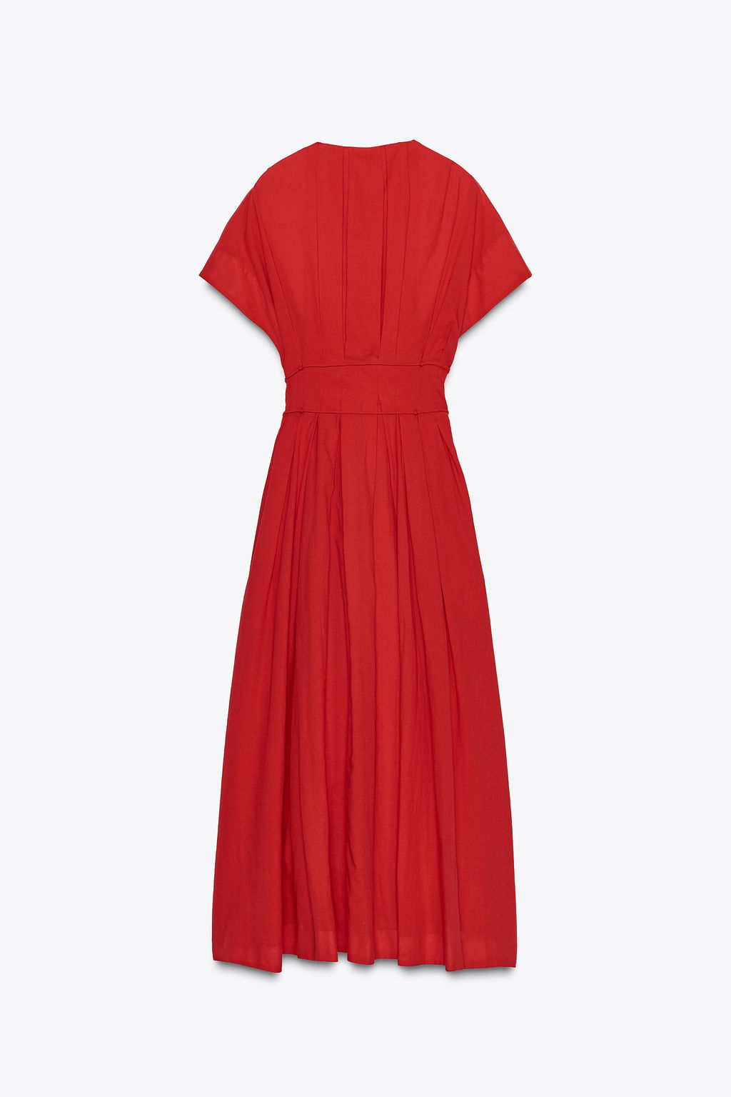 ZW COLLECTION MIDI DARTED DRESS - Zara фото 7