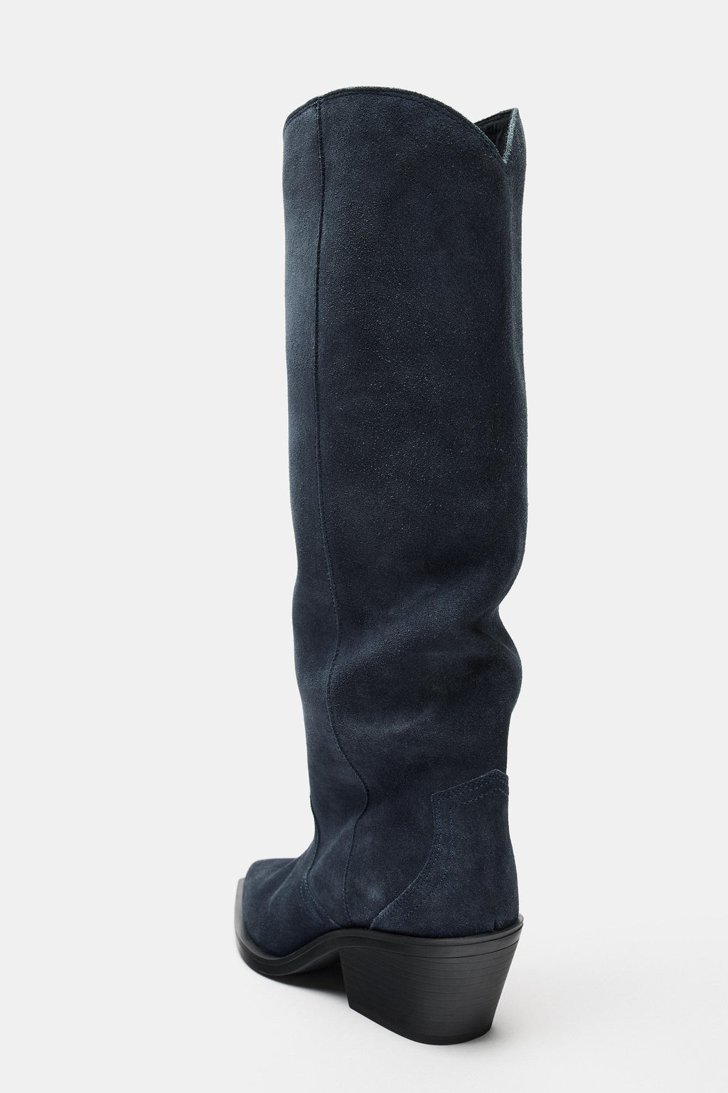 BOTA COWBOY SERRAJE / Azul - Zara фото 13