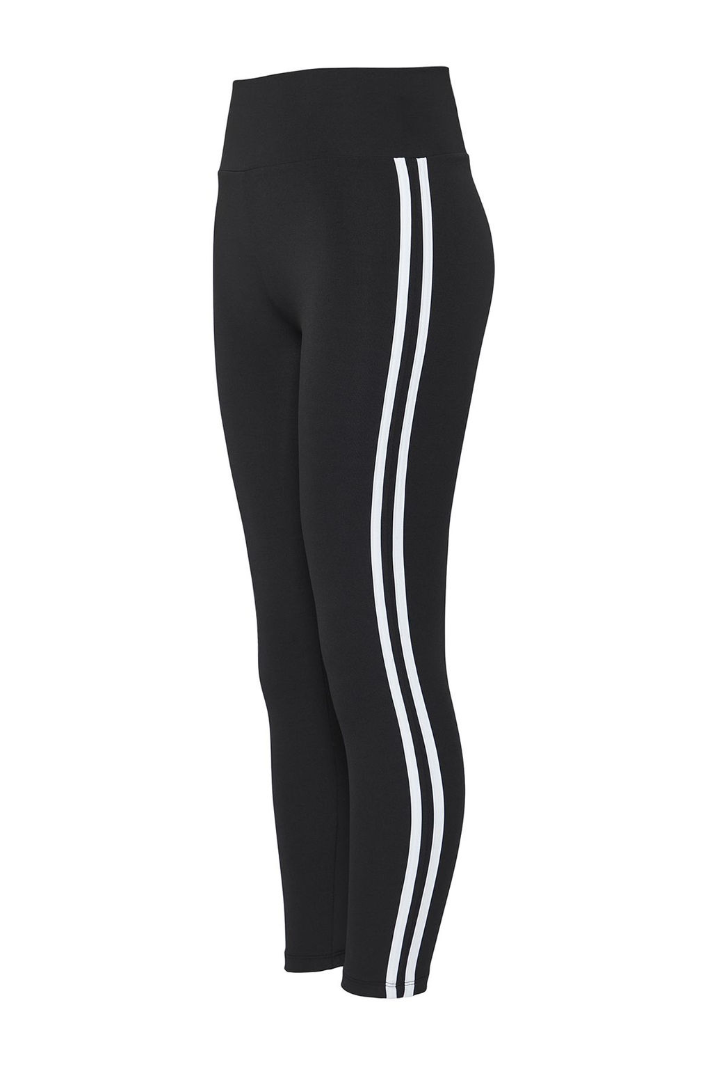 TRENDYOLMILLA Siyah Serit Detayl? Tam Boy Orme Spor Tayt THMSS25TY00005  фото 6
