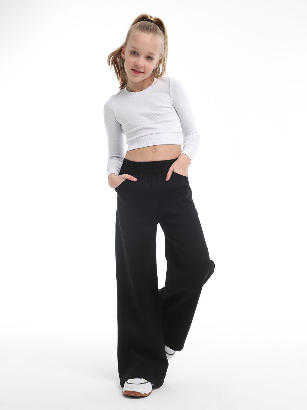 Джинсы-палаццо для девочек - СИНЯЯ МОДА фото 3