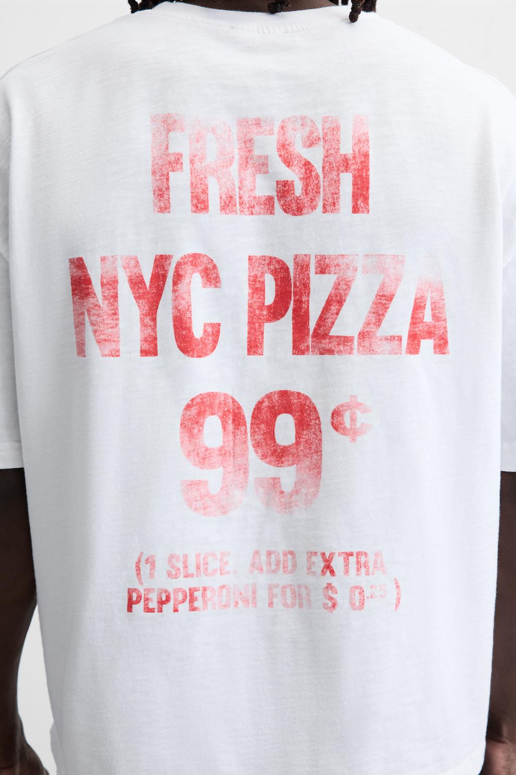 PRINTED T-SHIRT WITH POCKET - Zara фото 6