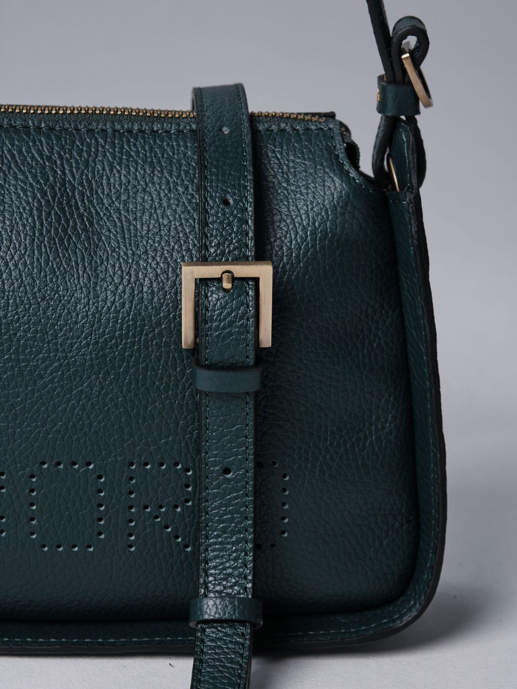 Сумка кожаная на плечо Deboro 30790 форест