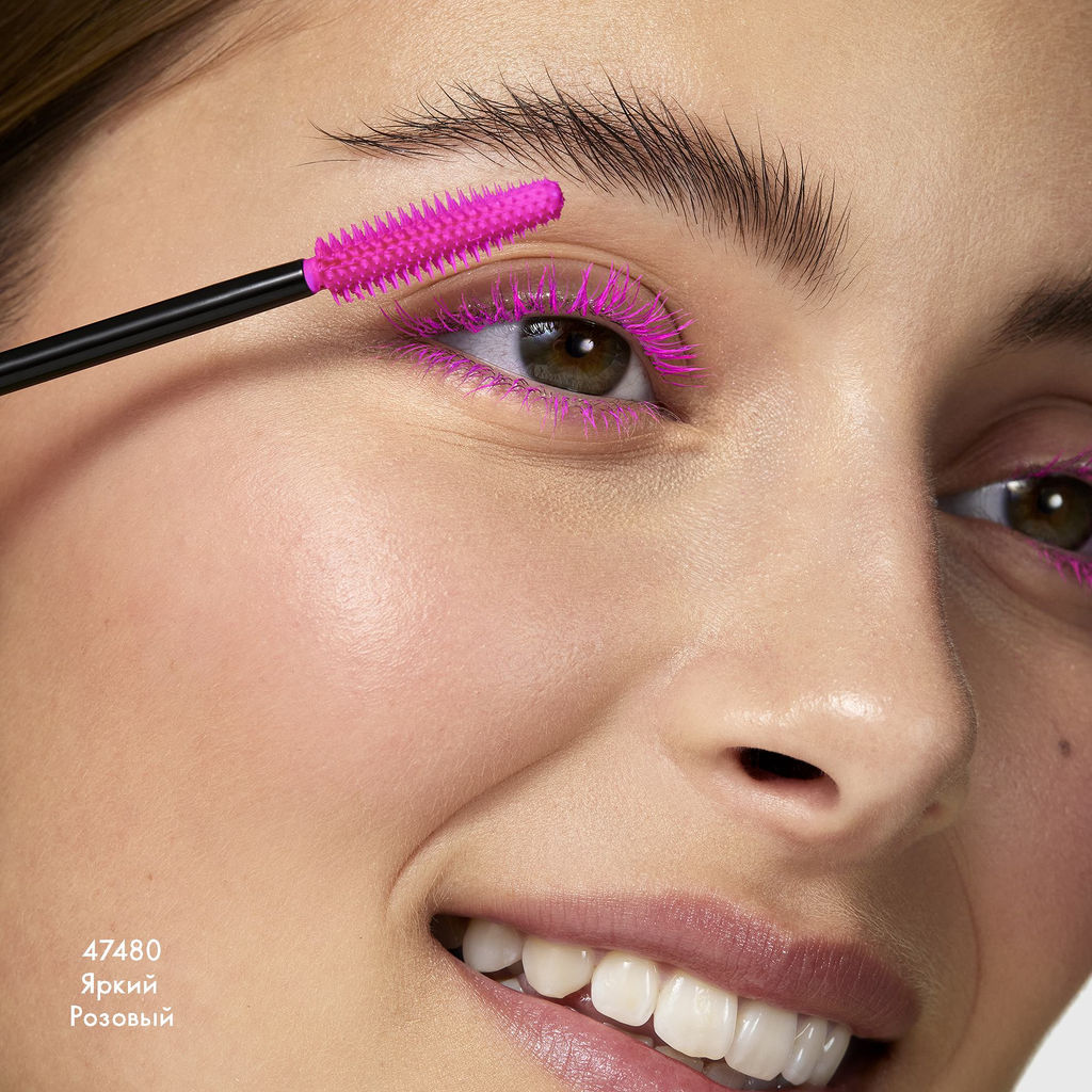 Цветная тушь с эффектом гипнотического взгляда The ONE Hypnotic Colour_ярко-розовый - Oriflame фото 5