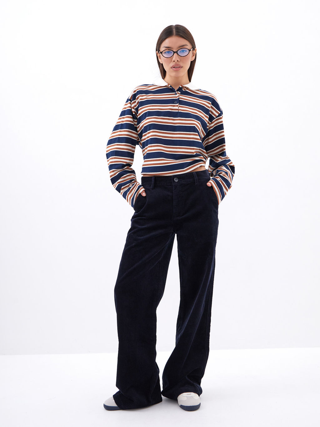 Женские Вельветовые Брюки Свободные - Mossmore фото 187