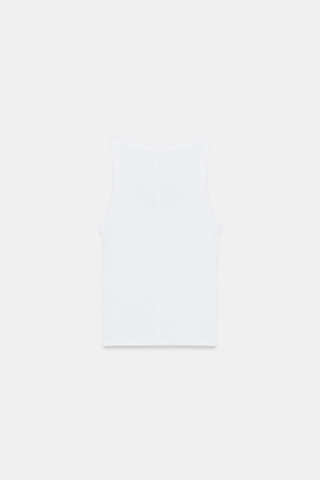 RIB SLEEVELESS TOP - Zara фото 3