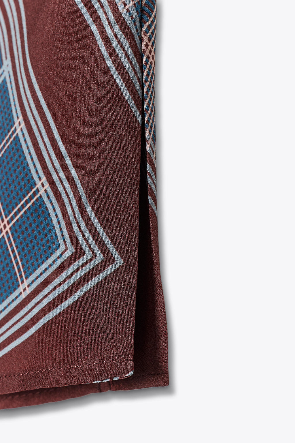 ASYMMETRIC PRINTED HALTER TOP - Zara фото 8