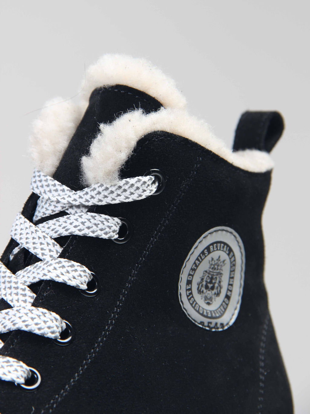 Ботинки 217.ALTAgr. черный замша/Шерсть