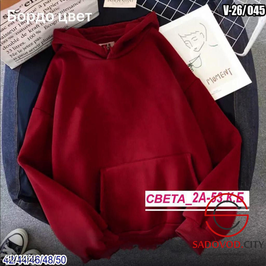 Кофта женская с капюшоном - Bruno фото 6