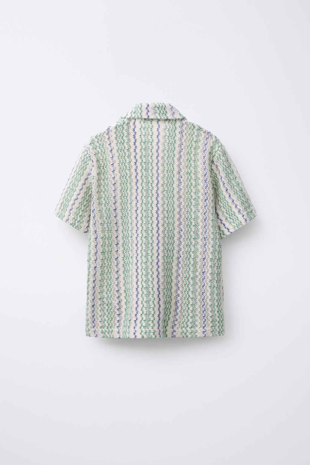 WAVY TEXTURED SHIRT - Zara фото 2