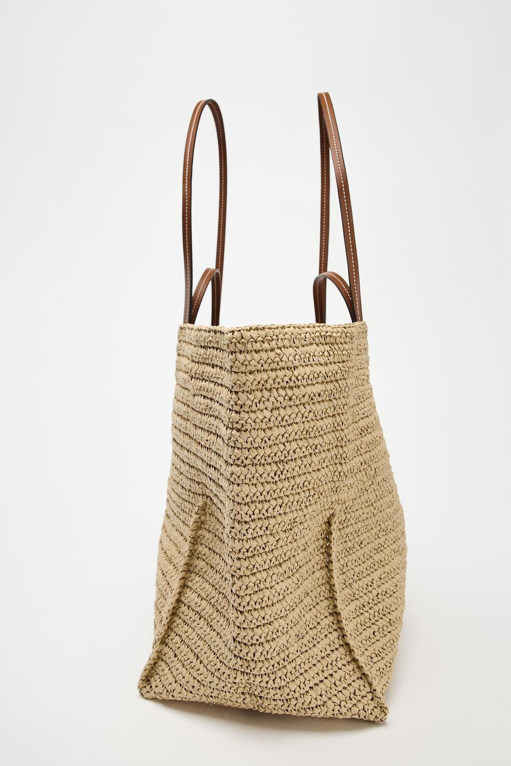 WOVEN TOTE BAG - Zara фото 9